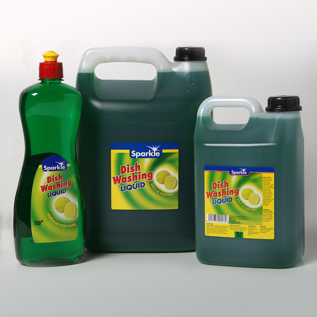 Dishwashing Liquid Sparkle Products